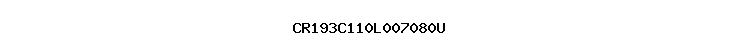 CR193C110L007080U