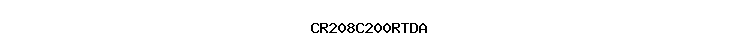CR208C200RTDA