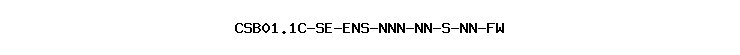 CSB01.1C-SE-ENS-NNN-NN-S-NN-FW