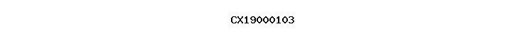 CX19000103