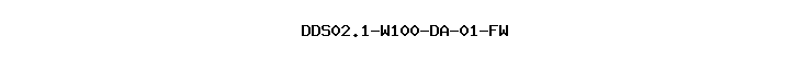 DDS02.1-W100-DA-01-FW