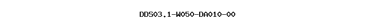 DDS03.1-W050-DA010-00