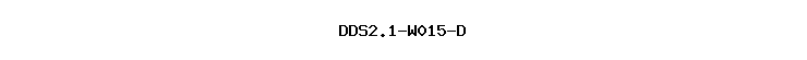 DDS2.1-W015-D