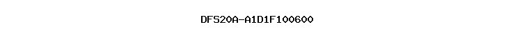 DFS20A-A1D1F100600