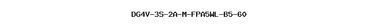 DG4V-3S-2A-M-FPA5WL-B5-60