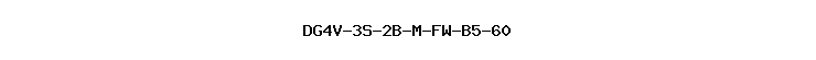 DG4V-3S-2B-M-FW-B5-60