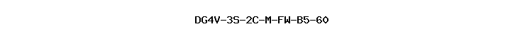DG4V-3S-2C-M-FW-B5-60