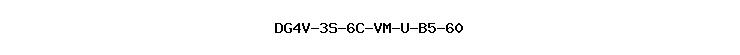 DG4V-3S-6C-VM-U-B5-60