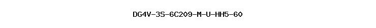 DG4V-3S-6C209-M-U-HH5-60
