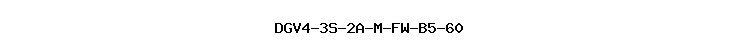 DGV4-3S-2A-M-FW-B5-60