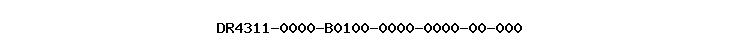 DR4311-0000-B0100-0000-0000-00-000