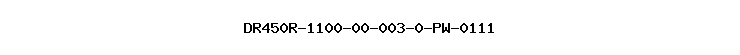 DR450R-1100-00-003-0-PW-0111