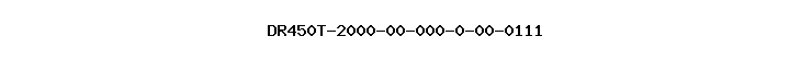 DR450T-2000-00-000-0-00-0111