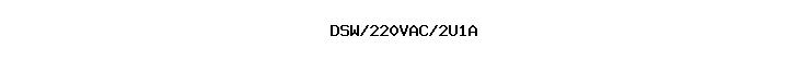 DSW/220VAC/2U1A