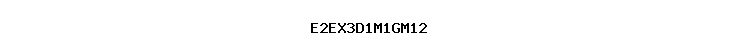 E2EX3D1M1GM12