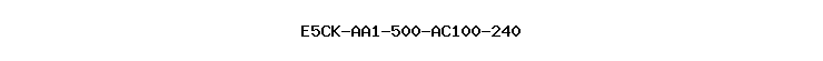E5CK-AA1-500-AC100-240