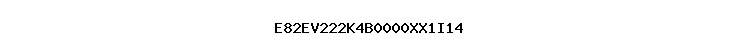E82EV222K4B0000XX1I14