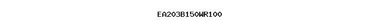 EA203B150WR100