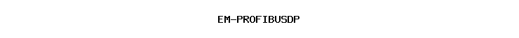 EM-PROFIBUSDP