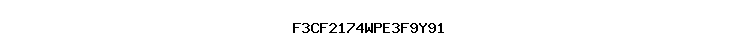 F3CF2174WPE3F9Y91