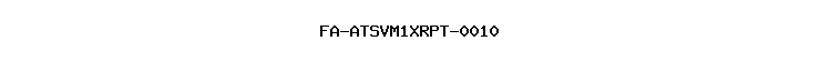 FA-ATSVM1XRPT-0010