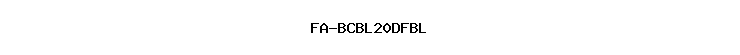 FA-BCBL20DFBL