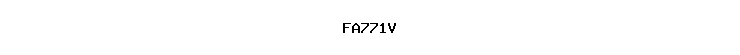 FA771V