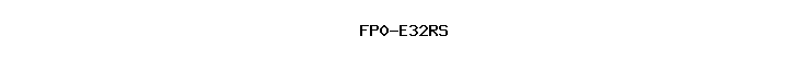 FP0-E32RS