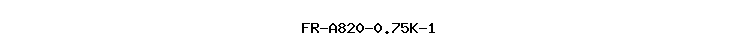 FR-A820-0.75K-1