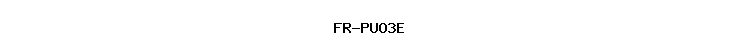 FR-PUO3E