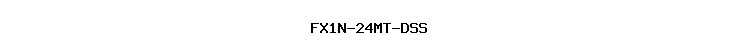 FX1N-24MT-DSS