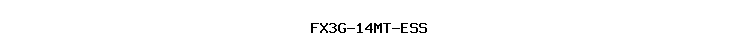 FX3G-14MT-ESS
