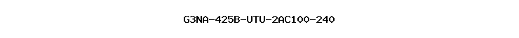 G3NA-425B-UTU-2AC100-240