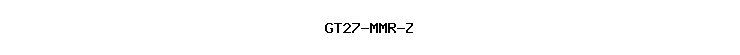 GT27-MMR-Z