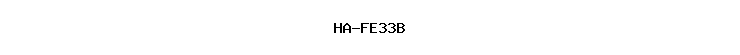 HA-FE33B