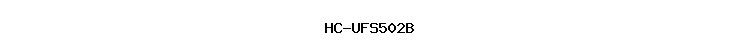 HC-UFS502B