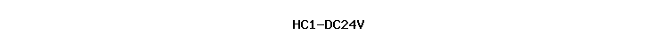 HC1-DC24V