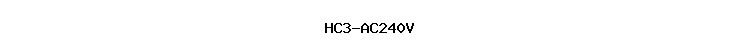 HC3-AC240V