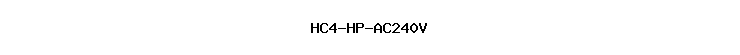 HC4-HP-AC240V