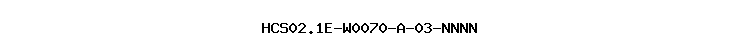 HCS02.1E-W0070-A-03-NNNN