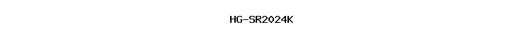 HG-SR2024K