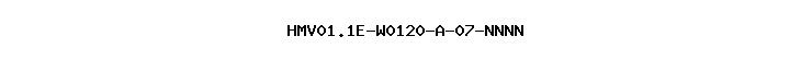 HMV01.1E-W0120-A-07-NNNN