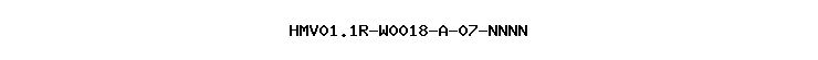 HMV01.1R-W0018-A-07-NNNN