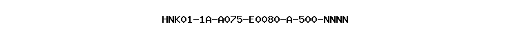 HNK01-1A-A075-E0080-A-500-NNNN
