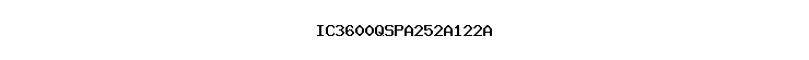 IC3600QSPA252A122A