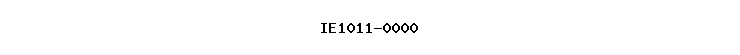IE1011-0000
