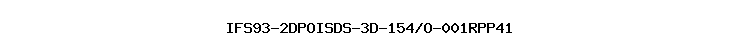 IFS93-2DPOISDS-3D-154/O-001RPP41