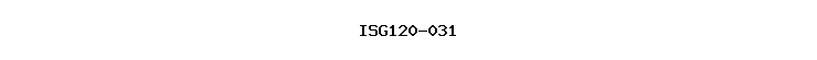 ISG120-031