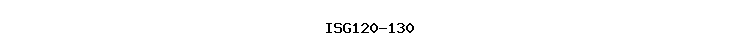 ISG120-130