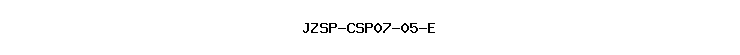 JZSP-CSP07-05-E